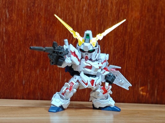 SD高达Cross Silhouette 机动战士高达UC RX-0独角兽高达 毁灭模式 