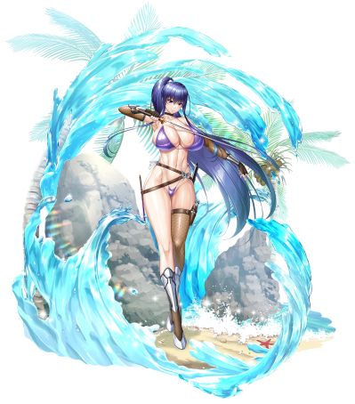 对魔忍RPGX 秋山凛子 泳装