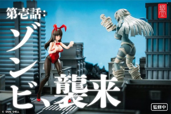 空想JK系列 JK-01 兔女郎-丽娜RENA 1/12涂装完成品可动手办