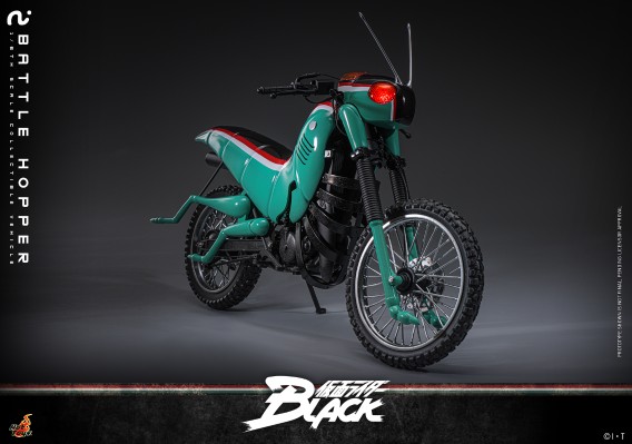 《假面骑士暗日》战斗蝗虫/战蝗摩托 1:6比例珍藏品