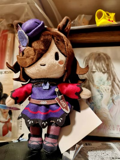 赛马娘/闪耀！优俊少女 Fuwa Petit毛绒玩偶 米浴（S码）