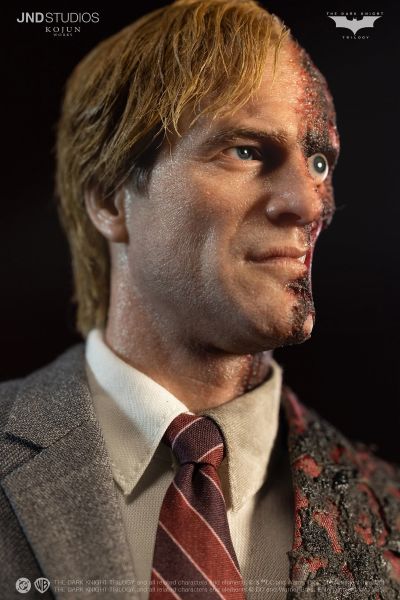 JND Studios 蝙蝠侠 黑暗骑士三部曲 双面人 & 哈维·丹特 1:6可动人偶/兵人（艾伦·艾克哈特 A & B & C-Types）