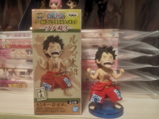 One Piece World Collectable Figure Wano Kuni 3 海贼王 	蒙奇·D·路飞