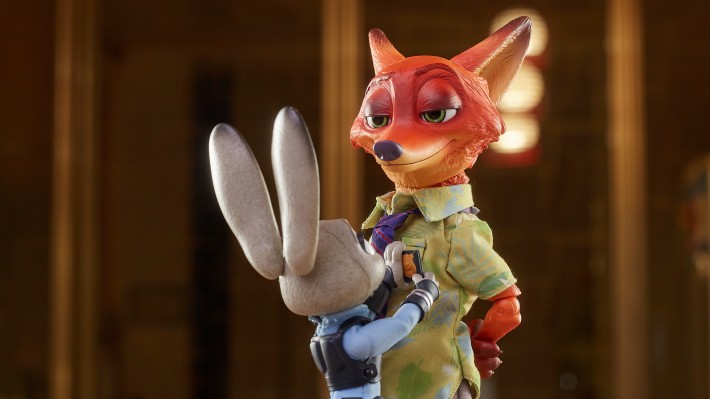 《疯狂动物城》朱迪与尼克 布衣可动人偶套组