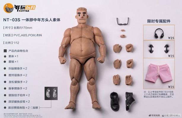 中年方头人素体