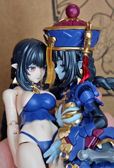 梅德塔残响 玖莲 1/12拼装可动机娘