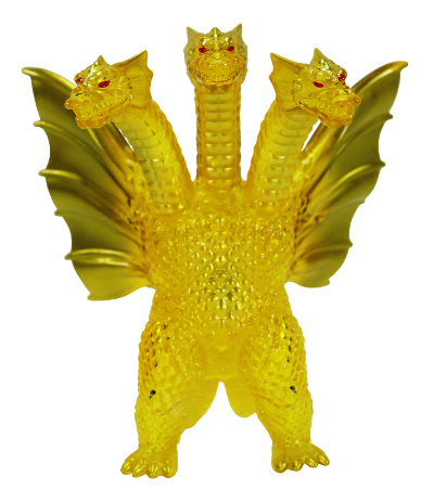 CCP中等尺寸系列 哥斯拉EX【第11弾】王者基多拉（1991） 透明黄版