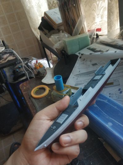 编号：06729 1/700 世界战舰系列 中国海军 055型导弹驱逐舰