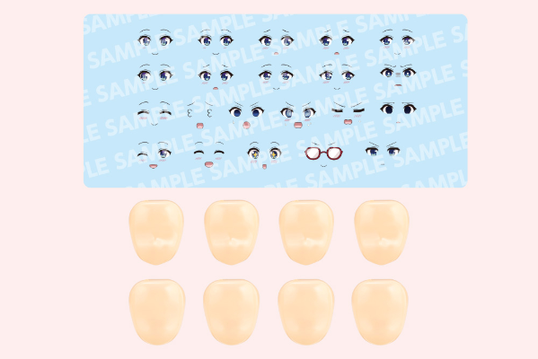 自定义脸部 与 水贴套装 第9弹【小鸟游历用A】