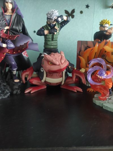 火影忍者疾风传 软胶玩偶-守鹤与蛤蟆文太-