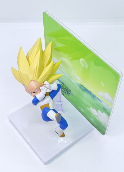 龙珠大魔 超级赛亚人3小贝吉塔 附带背景板的珍藏人偶