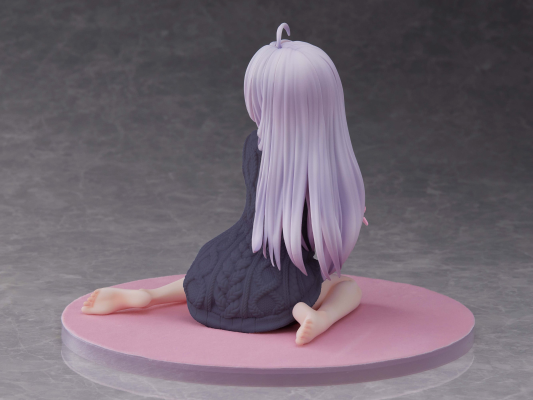 伊蕾娜 针织连衣裙 重涂紫色