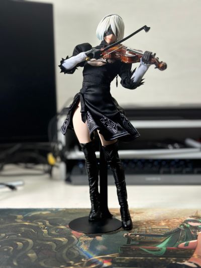 粘土娃 尼尔：自动人形 动画版 2B（寄叶二号B型）