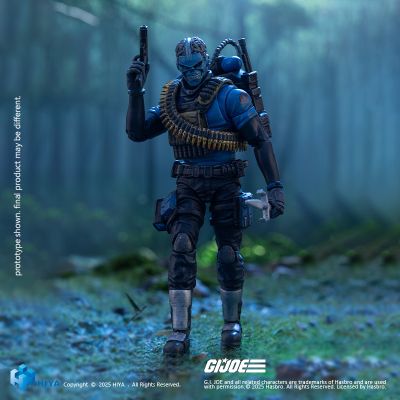 极致迷你系列 1/18比例 G.I.Joe特种部队 蛇魔 可动人偶