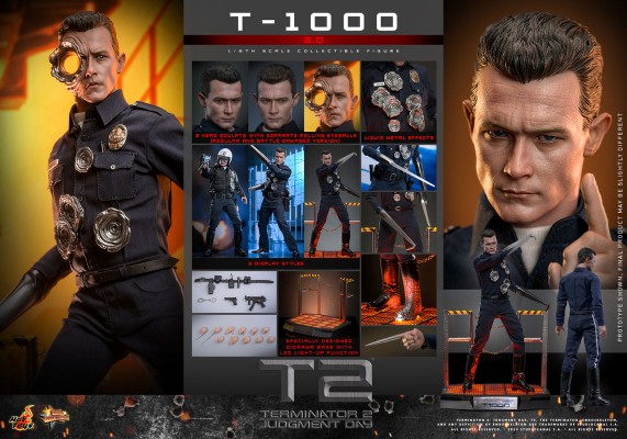 《终结者2：审判日》T-1000(2.0) 1:6比例珍藏人偶