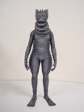 大怪兽系列 奥特Q编 海底原人 拉贡 黑白色版