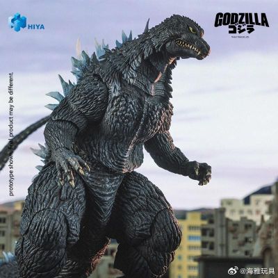 极致超值系列 无比例 哥斯拉大战机械哥斯拉（2002） 热能射线哥斯拉 可动手办