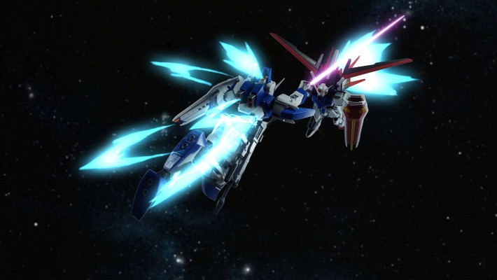 ROBOT魂＜机动战士系列＞ 机动战士高达SEED AQM/E-X01 翔翼型强袭装备+特效配件包 剧中版