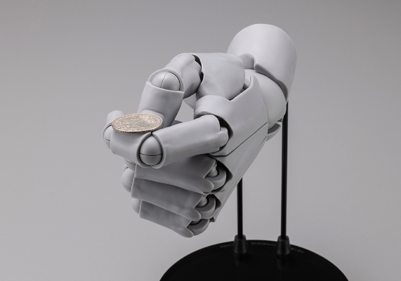 艺术参考工具 手部模型 男/左手 -灰色-