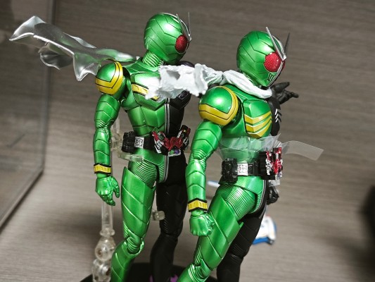 风都侦探 假面骑士颅骨的肖像 影视光碟  S.H.Figuarts（真骨雕制法）假面骑士双骑 疾风颅骨形态人偶配套标准版