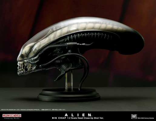异形/Big Chap 1/2比例头部雕像 特写镜头版本