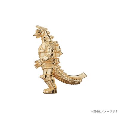 「机械哥斯拉」（1974）迷你黄金模型（18K黄金）