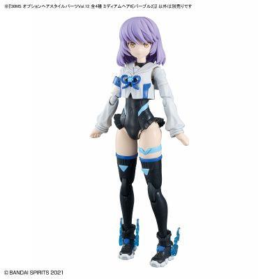 30MS 选装发型配件12  款式共4种 中短发6[紫色2] ​​​