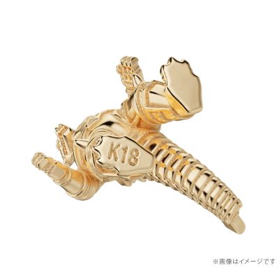 「机械哥斯拉」（1974）迷你黄金模型（18K黄金）