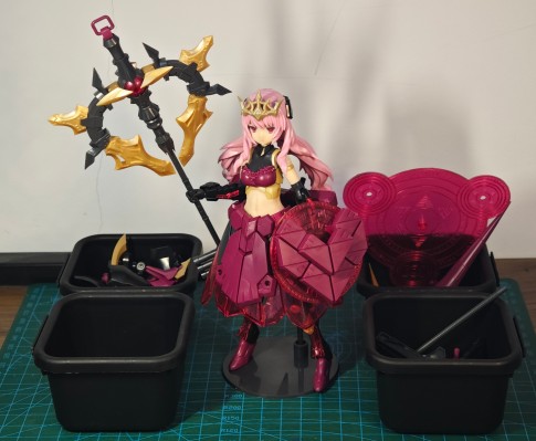 机甲少女 猩红魔鹫 旗袍