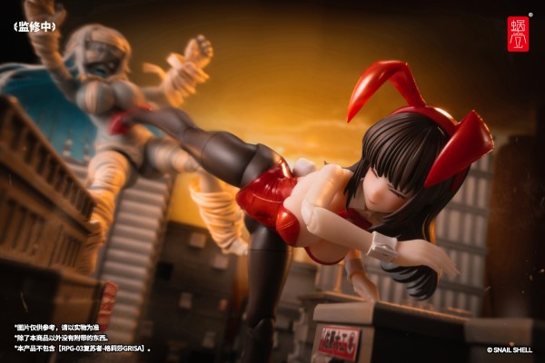 空想JK系列 JK-01 兔女郎-丽娜RENA 1/12涂装完成品可动手办