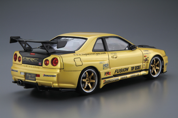 改装车系列 No.15 1/24 Top Secret BNR34 天际线GT-R 1999年款 (日产)
