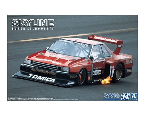 汽车模型系列 No.11 1/24 日产 KDR30 天际线超级剪影 1982年款