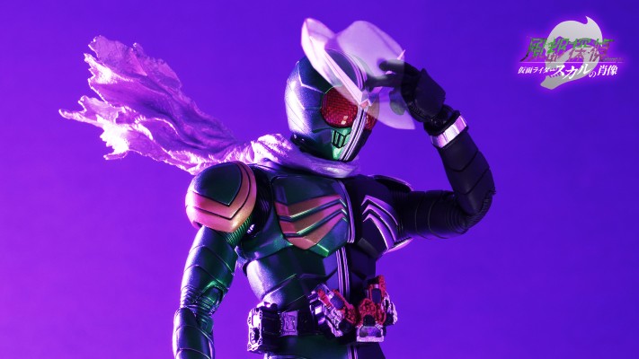 风都侦探 假面骑士颅骨的肖像 影视光碟  S.H.Figuarts（真骨雕制法）假面骑士双骑 疾风颅骨形态人偶配套标准版