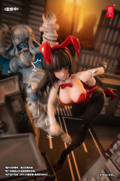 空想JK系列 JK-01 兔女郎-丽娜RENA 1/12涂装完成品可动手办