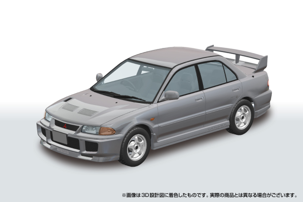 乐Pla 卡扣组合型套件 No.04-QS CE9A 三菱蓝瑟GSR EvolutionIII 1995款 女皇银