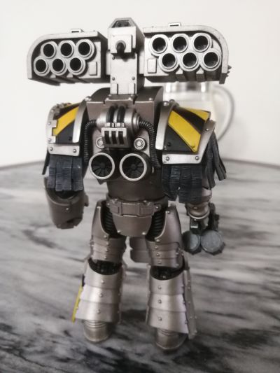 战锤：荷鲁斯之乱 钢铁勇士 配备火箭发射器的暴君攻城大师终结者