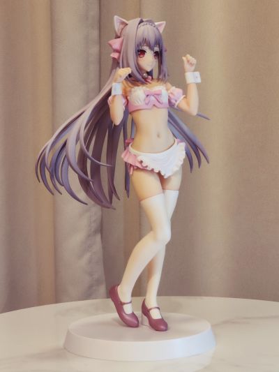 近月少女的礼仪 樱小路露娜 猫耳女仆 樱花色