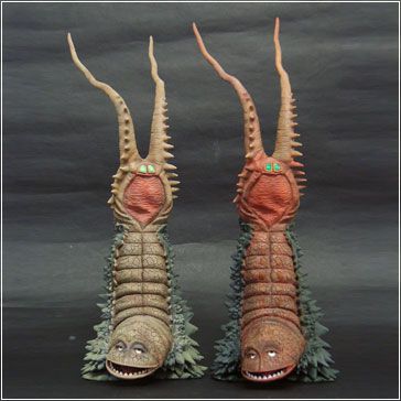 大怪兽系列 归来的奥特曼编 古代怪兽 双尾怪 激斗战损旧化版