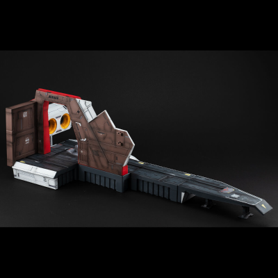 名场景还原系列 机动战士Z高达 1/144 HGUC专用 亚加玛弹射甲板