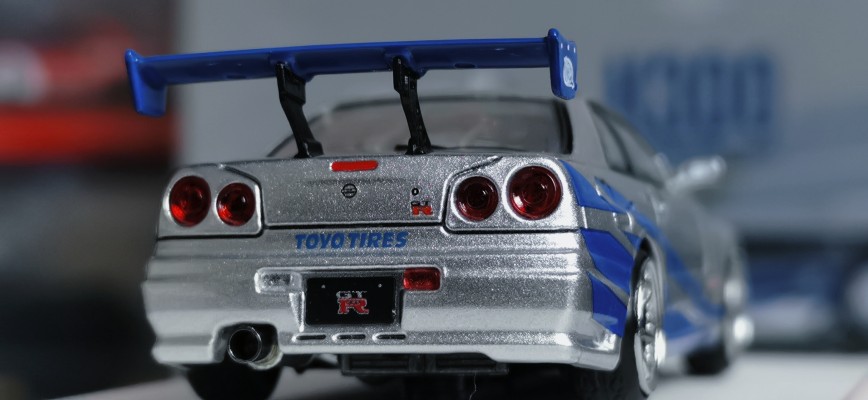 电影设备 No.WS-02 1/24 速度与激情 日产R34 Skyline GT-R
