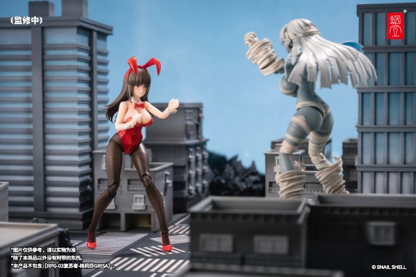 空想JK系列 JK-01 兔女郎-丽娜RENA 1/12涂装完成品可动手办