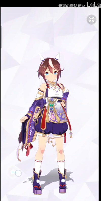 赛马娘 【紫云下的追梦蝶】东海帝王