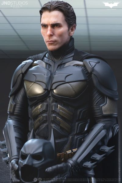 JND Studios 蝙蝠侠 黑暗骑士三部曲 布鲁斯·韦恩（植发升级版）1:6 可动人偶/兵人（克里斯蒂安·贝尔 Type A & C）