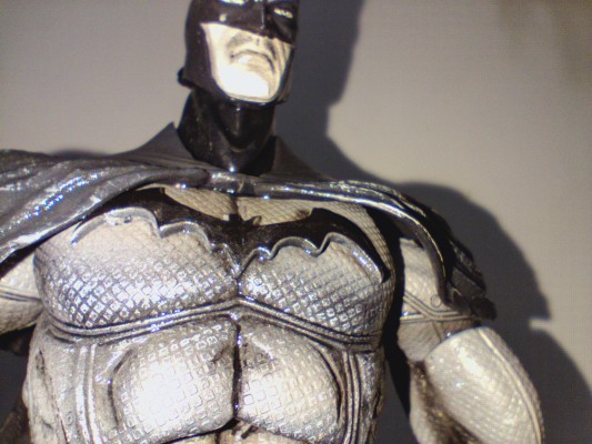 PLAY ARTS改 蝙蝠侠：阿卡姆疯人院 蝙蝠侠（黑白配色）