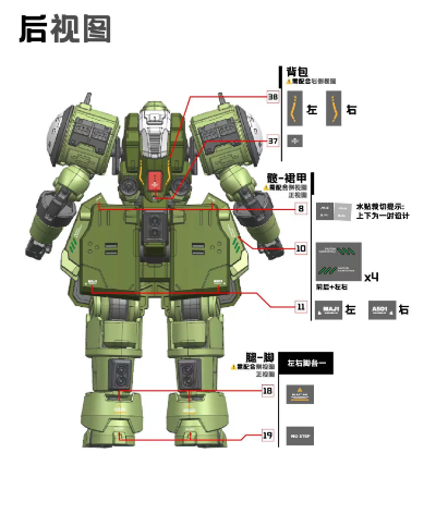 超动骑兵系列 扎洛夫 ZA-08 大娃力士（达瓦里氏）1/144拼装模型