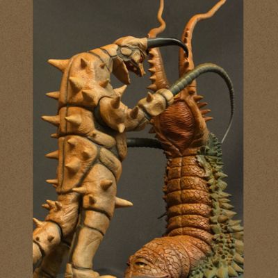 大怪兽系列 古敦VS双尾怪 夕阳色版 少年Ric限定商品