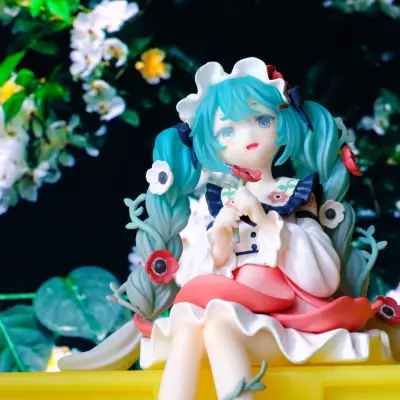 压泡面 初音未来 花仙子 银莲花
