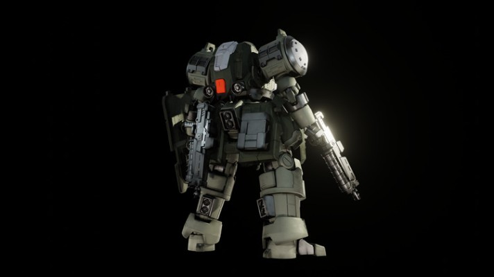 超动骑兵系列 扎洛夫 ZA-08 大娃力士（达瓦里氏）1/144拼装模型