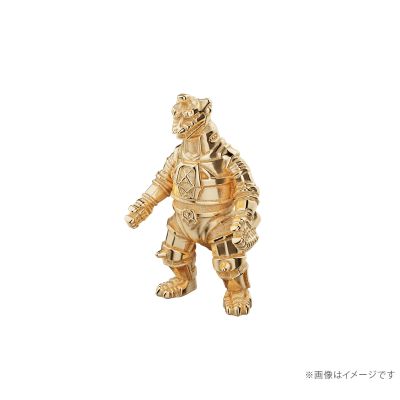 「机械哥斯拉」（1974）迷你黄金模型（18K黄金）