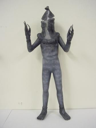 大怪兽系列 奥特Q编 诱拐怪人 凯姆尔人 （黑白色版）